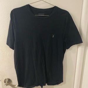 Allsaints fitted black t-shirt